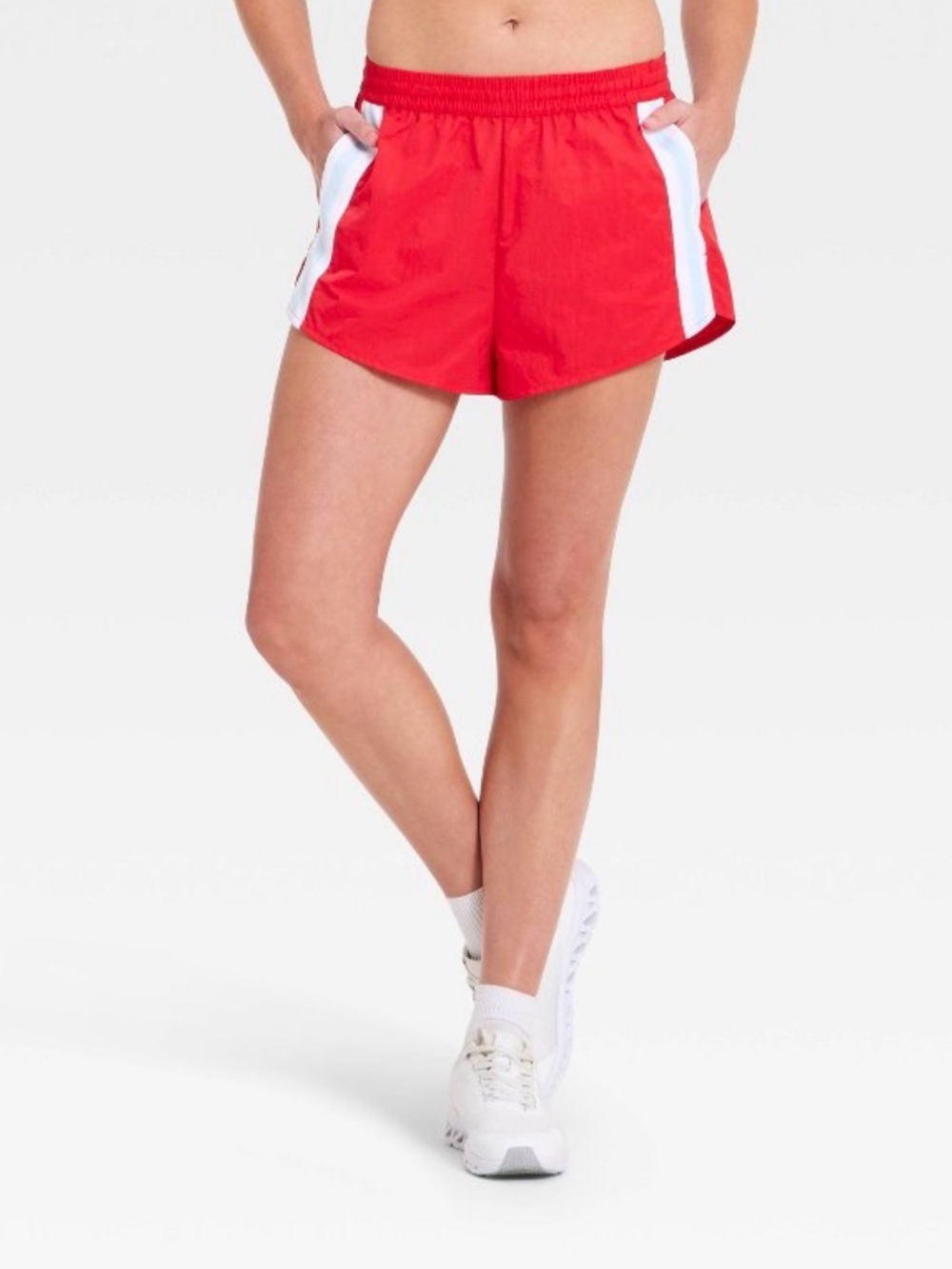 Women's Contrast Trim Woven Shorts - JoyLab™